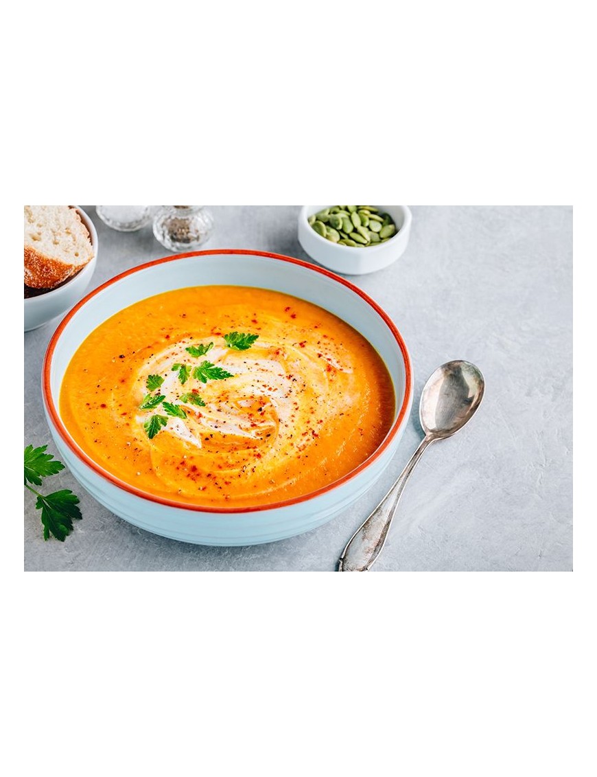 Soupe aux carottes/gingembre