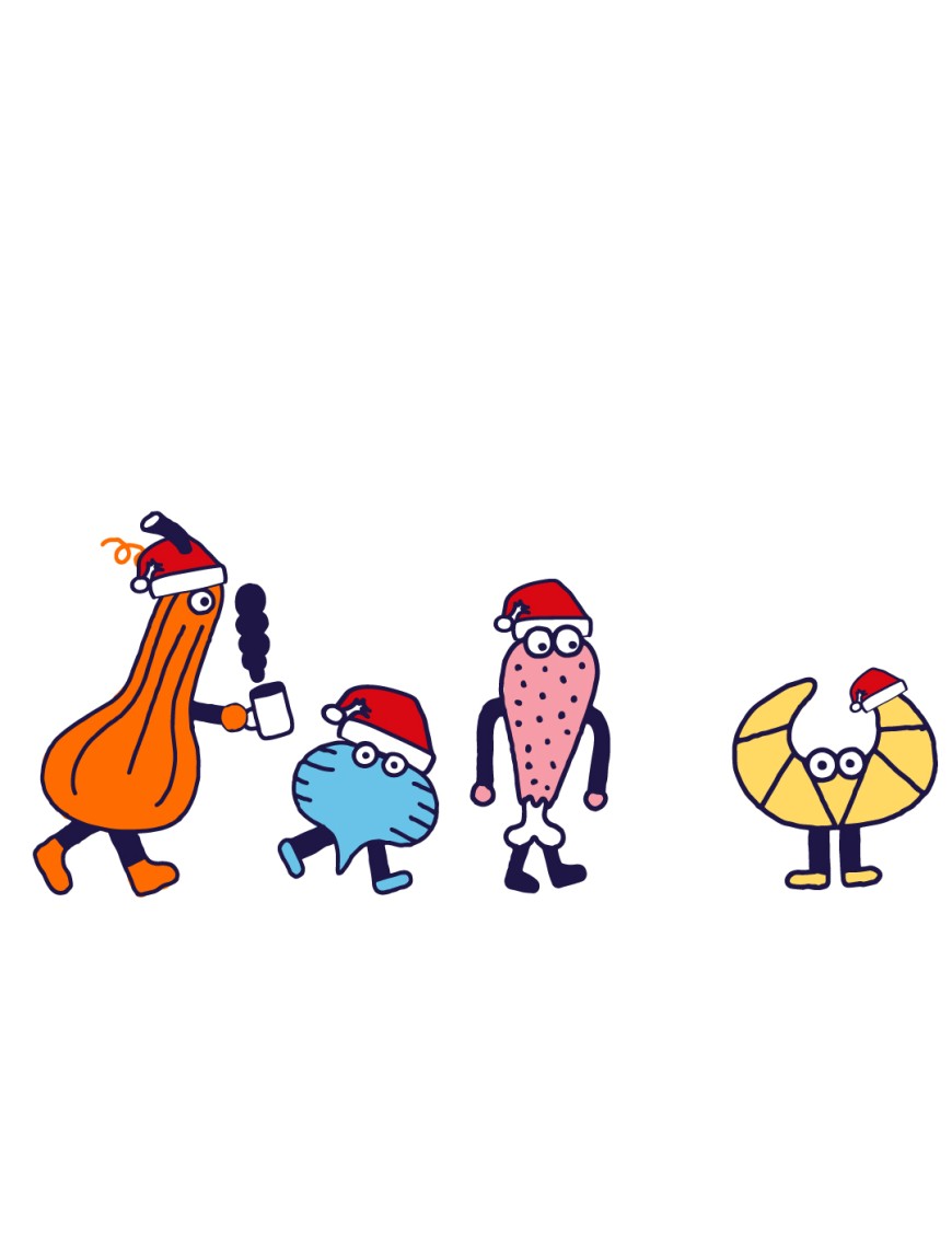 Panier de Noël 4 pers. avec dinde (Livré le 17 décembre)