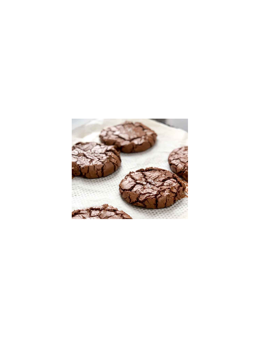 4 gros cookies double chocolat
