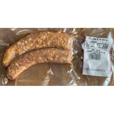 2 Saucisses Cari Coriandre Raisins secs