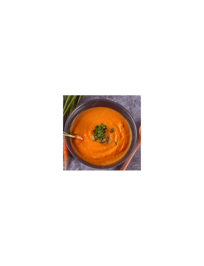 Potage carottes, gimgembre (500ml) - Dans la gueule du loup